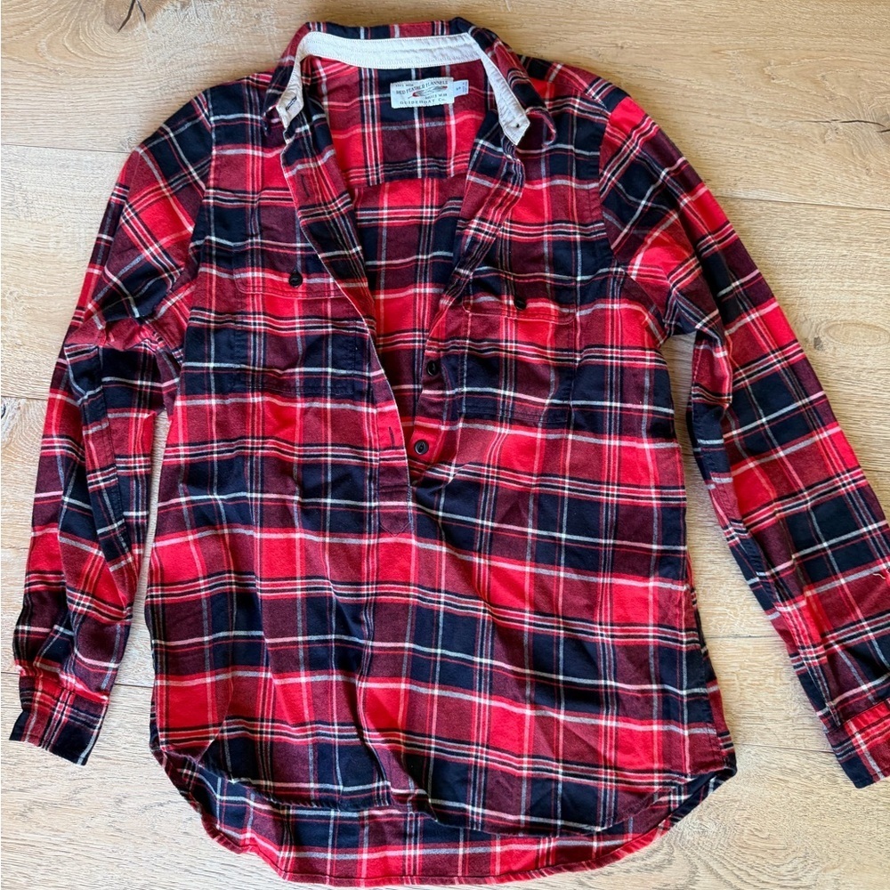 Plaid Women's Jacket - Red and Black